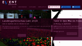 What Eventgefluester.de website looked like in 2018 (6 years ago)
