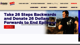 What Endepilepsy.org website looked like in 2018 (7 years ago)