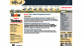 What Elfin.pl website looked like in 2018 (6 years ago)