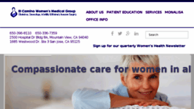 What Elcaminowomen.com website looked like in 2018 (7 years ago)