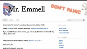 What Emmell.org website looked like in 2018 (6 years ago)