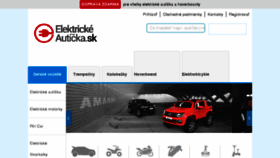 What Elektrickeauticka.sk website looked like in 2018 (6 years ago)