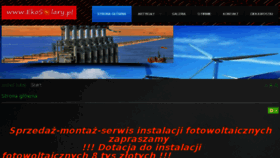 What Ekosolary.pl website looked like in 2018 (6 years ago)