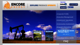 What Encore-energy.com website looked like in 2018 (6 years ago)