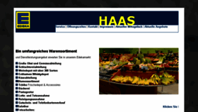 What Edekamarkt-haas.de website looked like in 2018 (5 years ago)