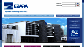 What Ebara.it website looked like in 2018 (6 years ago)