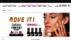 What E-kozmetika.si website looked like in 2018 (5 years ago)