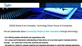 What Edgeevolve.com website looked like in 2018 (6 years ago)