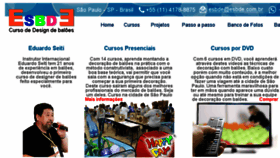 What Esbde.com.br website looked like in 2018 (6 years ago)