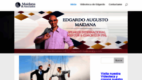 What Edgardomaidana.com website looked like in 2018 (6 years ago)