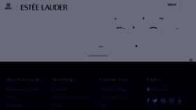 What Esteelauder.ca website looked like in 2018 (6 years ago)