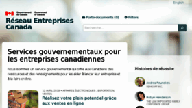 What Entreprisescanada.ca website looked like in 2018 (6 years ago)