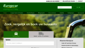 What Europcar.nl website looked like in 2018 (8 years ago)