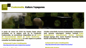 What Euskomedia.org website looked like in 2018 (7 years ago)
