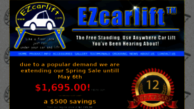 What Ezcarlift.com website looked like in 2018 (6 years ago)