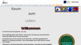 What Ekon-hausverwaltung.de website looked like in 2018 (6 years ago)