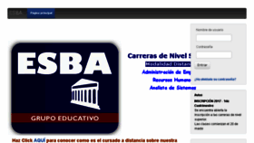What Esba.campusinstituto.com.ar website looked like in 2018 (6 years ago)