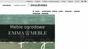 What Emma-styl.pl website looked like in 2018 (5 years ago)