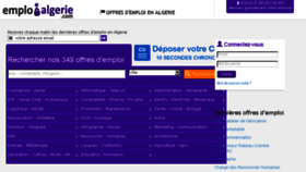 What Emploialgerie.com website looked like in 2018 (6 years ago)