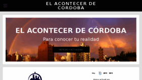 What Elacontecerdecordoba.com website looked like in 2018 (6 years ago)