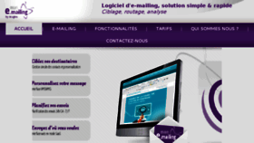 What Emailing-imagine.net website looked like in 2018 (6 years ago)