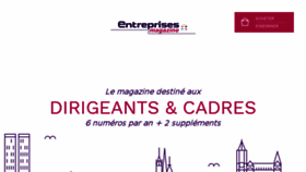 What Entreprisesmagazine.com website looked like in 2018 (6 years ago)