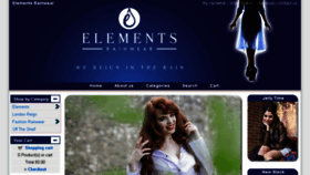 What Elementsrainwear.co.uk website looked like in 2018 (5 years ago)