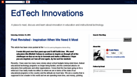 What Edtechinnovations.com website looked like in 2018 (6 years ago)