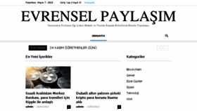 What Evrenselpaylasim.com website looked like in 2018 (6 years ago)