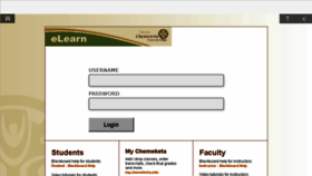 What Elearn.chemeketa.edu website looked like in 2018 (5 years ago)