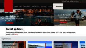 What Emirates-holidays.com website looked like in 2018 (6 years ago)