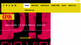 What Epikmusicvideos.com website looked like in 2018 (6 years ago)