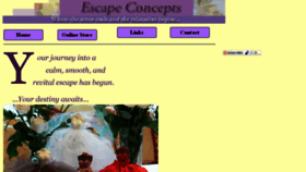 What Escapeconcepts.com website looked like in 2018 (5 years ago)