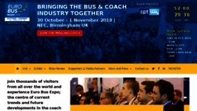 What Eurobusxpo.com website looked like in 2018 (6 years ago)