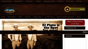 What Elpinto.com website looked like in 2018 (6 years ago)