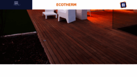 What Ecothermweb.fr website looked like in 2018 (5 years ago)