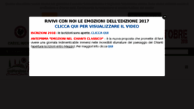 What Ecomaratonadelchianti.it website looked like in 2018 (6 years ago)