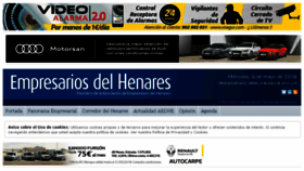 What Empresariosdelhenares.es website looked like in 2018 (6 years ago)