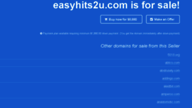 What Easyhits2u.com website looked like in 2018 (5 years ago)