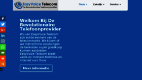 What Easyvoicetelecom.nl website looked like in 2018 (5 years ago)