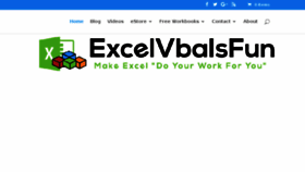 What Excelvbaisfun.com website looked like in 2018 (5 years ago)