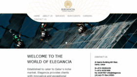What Elegancia-intl.com website looked like in 2018 (6 years ago)