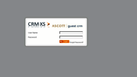 What E-ascott.crmxs.com website looked like in 2018 (6 years ago)