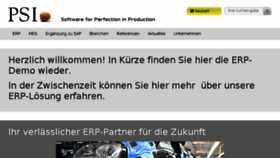 What Erp-demo.de website looked like in 2018 (5 years ago)