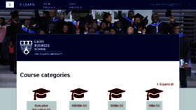 What Elearn.lbs.edu.ng website looked like in 2018 (5 years ago)