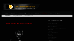 What Eastkilbridecameraclub.com website looked like in 2018 (6 years ago)