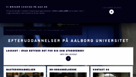 What Evu.aau.dk website looked like in 2018 (6 years ago)