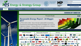 What Energystrategy.it website looked like in 2018 (6 years ago)