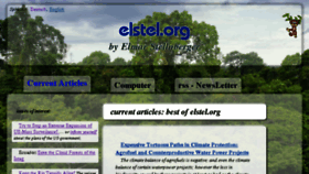 What Elstel.org website looked like in 2018 (6 years ago)