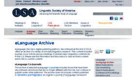 What Elanguage.net website looked like in 2018 (7 years ago)